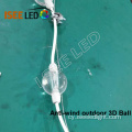 Pêl LED 3D Gwrth-Wind Awyr Agored IP65